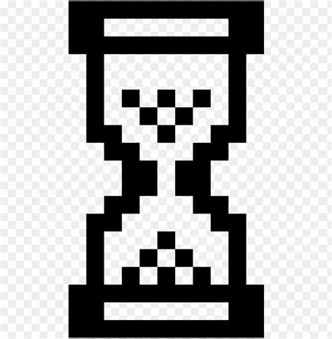 Hourglass Pixelart Pixel Sand Clock Png Image With Transparent