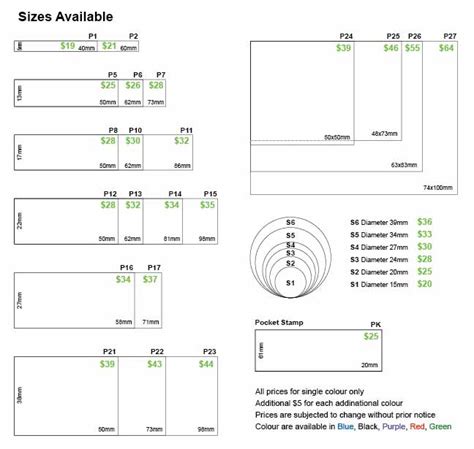 Custom Ink Sizing Chart