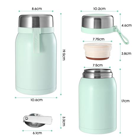 Wholesale Everich Ml Food Jar Double Wall Stainless Steel Food