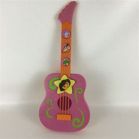 Dora the Explorer Musical Tunes Guitar Pink Lights Sound - Etsy