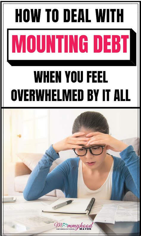 Dealing With Debt When You Re Overwhelmed By It All Mommyhood Maven