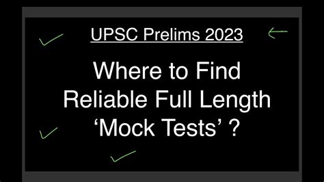 Free Full Length Mock Tests For UPSC Prelims 2023 Mocktest