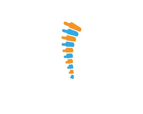 Columna Vertebral Vector Icono Enfermedad Espalda Silueta Vector Png