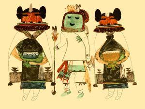 Kachina Types & Ceremonies – Legends of America | American indians ...