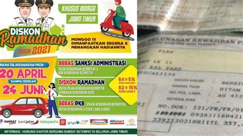 Jadwal Pemutihan Denda Pajak Kendaraan Dan Diskon Persen R R Dan