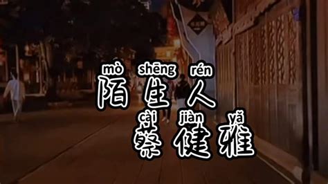 经典老歌《陌生人》蔡健雅 音乐 流行音乐 好看视频