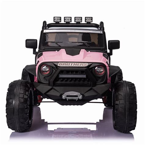 2-Seater 24V Electric Ride-On Truck for Kids with Parental Remote Cont