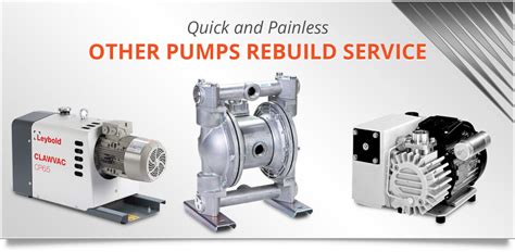 Other Pumps Rebuild Service High Vac Depot