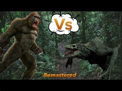 King Kong Vs Skull Crawler Epic Battle Stopmotion Battle Remastered