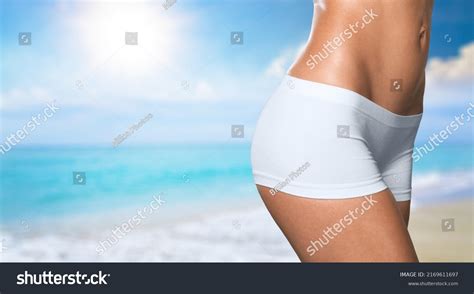 Ideal Womans Butt Hips Perfect Anticellulite Stock Photo 2169611697