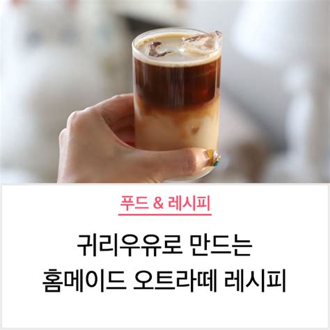 귀리우유 오트밀크로 만드는 홈메이드 오트라떼 집에서 카페라떼 만드는법식단 관리 꿀팁♥ 네이버 블로그