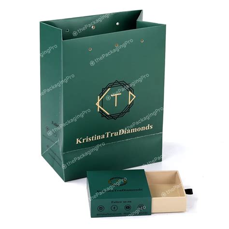 Wholesale Custom Gold Hot Stamping Logo Luxury Corrugated Paper Box Handle Bag Buy Luxury