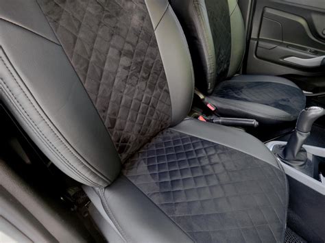 Чехлы Автопилот. Ромб + алькантара. — Lada XRAY, 1,6 л, 2021 года ...