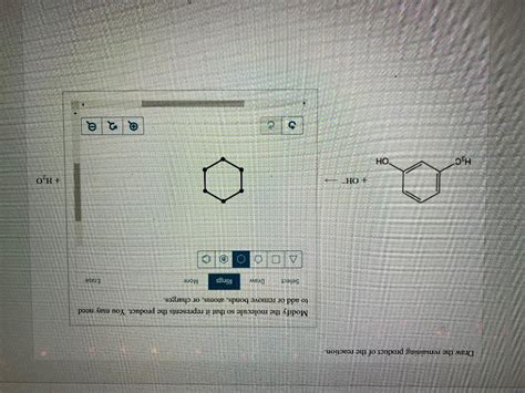 Solved Draw The Remaining Product Of The Reaction Modify