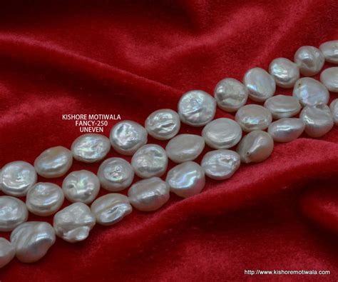 Coin White Shape Freshwater White Color Pearl Beads Size Uneven At Rs