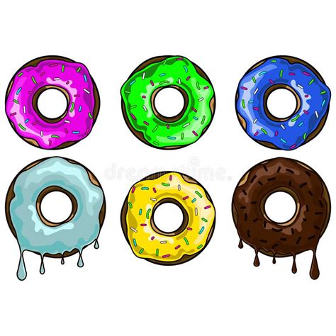 Colourful Doughnuts Stock Illustrations 248 Colourful Doughnuts Stock Illustrations Vectors