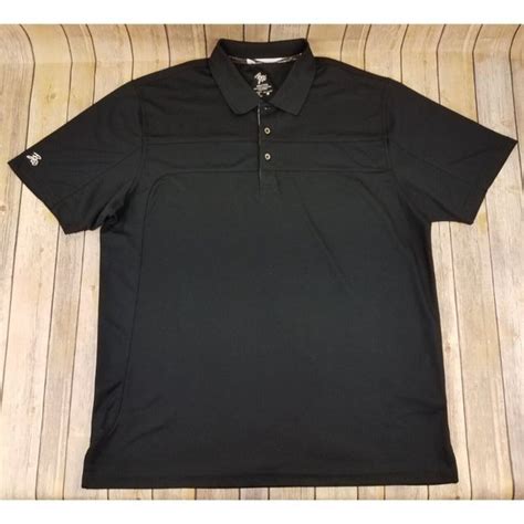 Boo Shirts Boo Mens Antibacterial Wick Wear Ss Athletic Golf Polo