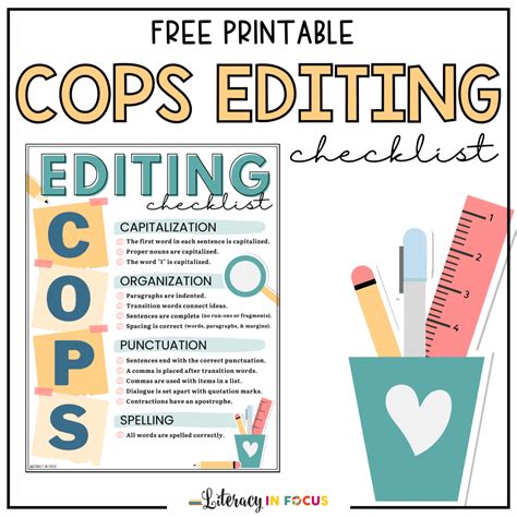 Improve Student Writing With Cops A Simple Strategy For Editing