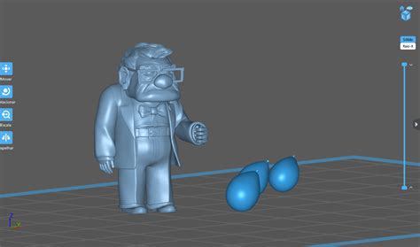 Stl File Carl Fredricksen Up ⬆️ ・3d Printer Model To Download・cults