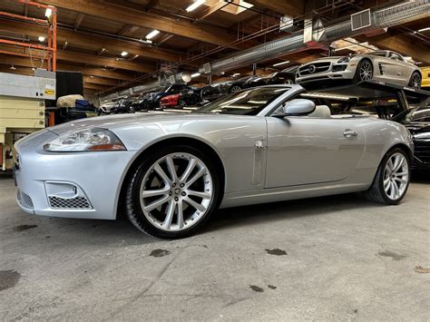 2008 Liquid Silver Metallic Jaguar XKR Convertible - $29,980 - For Sale ...