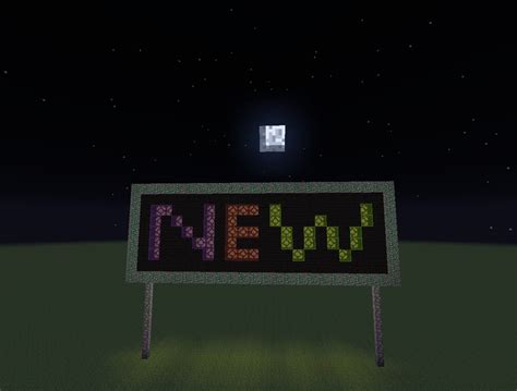 Build Neon Sign In Minecraft Minecraft Bauideende