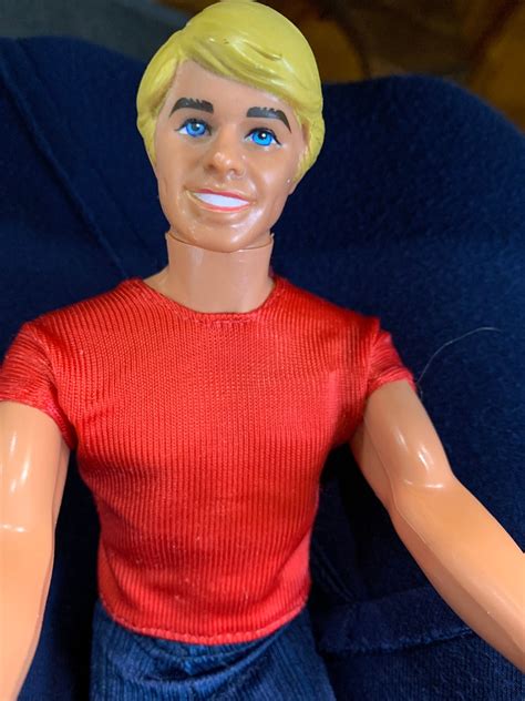 Vintage Ken Doll Tan Blonde Blue Eyes Great GIFT Butt Marked Hong Kong See Photos Vintage