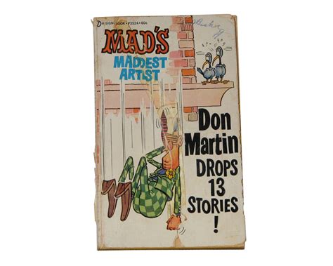 Mad S Maddest Artist Don Martin Drops Stories Paperback Etsy