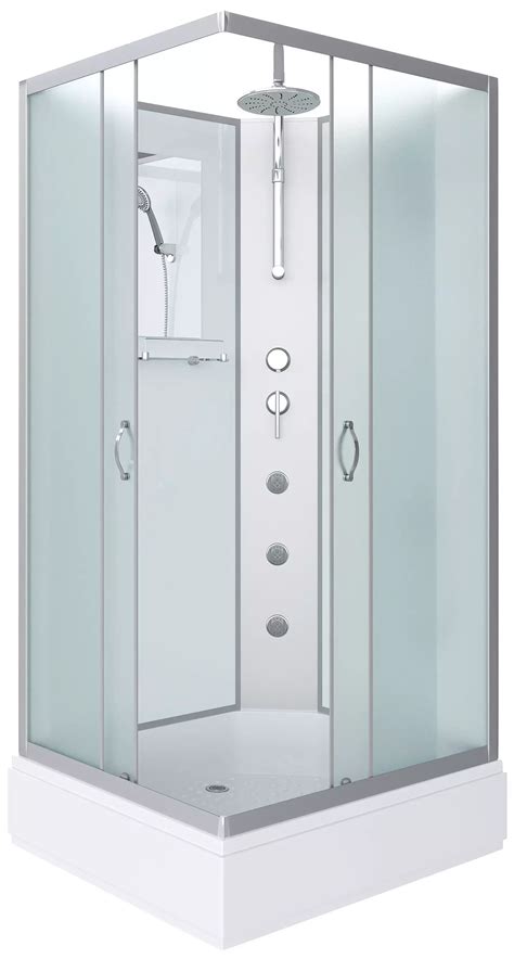 Душевая кабина «Niagara» NG-33974-14QBKTG 90/70 средний поддон матовая ...