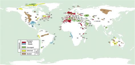 Classification of selected NaCl-dominant basinwide evaporite deposits... | Download Scientific ...