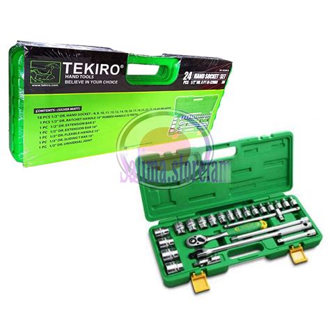 Jual Tekiro Kunci Hand Socket Set Pcs Mm Box Plastik Shopee