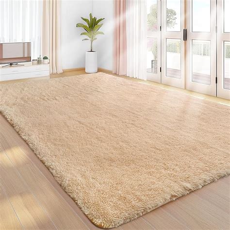 Amazon De Sour Lemon Hochflor Teppich Beige Teppich Wohnzimmer X