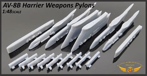 AV 8B Harrier II Weapon Pylons Set Out Soon AeroScale AeroScale