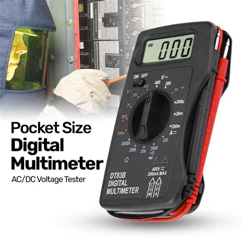 Jual Pocket Size Digital Multimeter Ac Dc Voltage Tester Dt B Alat