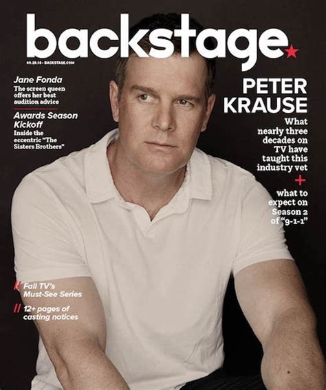 Peter Krause Has TV Acting Wisdom to Impart