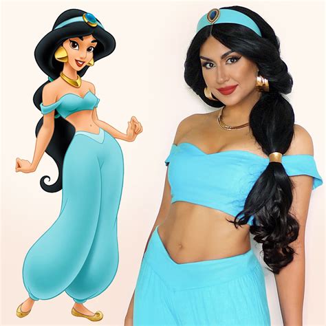 Jasmine Cosplay Makeup + Costume • Sara du Jour