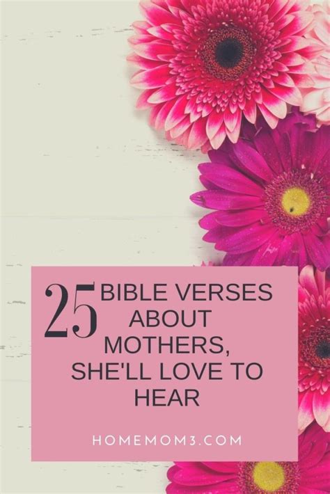 25 Bible Verses about Mothers, She'll Love to Hear | The Life of a Home Mom