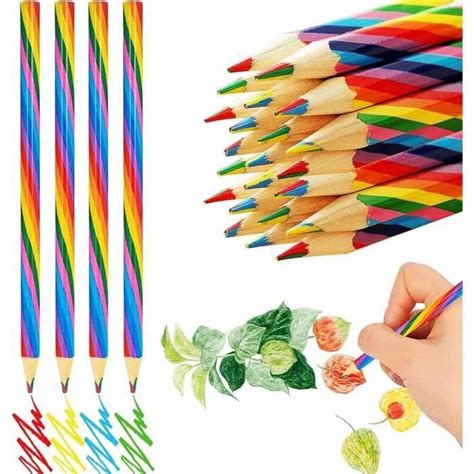 Qhflashbuy Crayon Arc En Ciel En Crayons De Couleur Arc En Ciel En