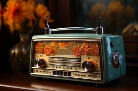 Premium Photo | A retrostyle radio