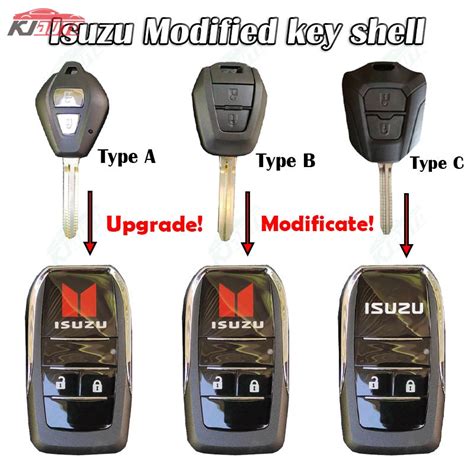 Isuzu Special Modified Key Shell Mechanical Key Upgrade Metal Key Bag