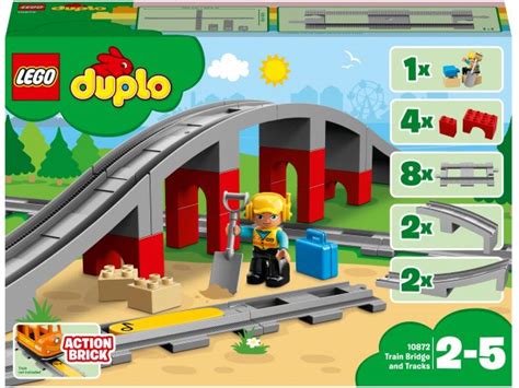 Конструктор LEGO Duplo 10872 Железнодорожный мост и рельсы Купить ...