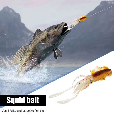 Cm G Silicone Soft Artificial Squid Every Fish In The Ocean Love