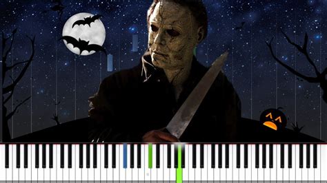 Michael Myers Theme Halloween Easy Piano Tutorial Youtube