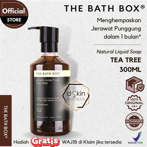 Jual The Bath Box Goats Dont Lie Tea Tree Liquid Soap 300ml Eczema