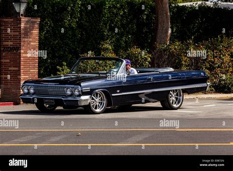 A 1963 Chevy Impala Convertible Stock Photo - Alamy