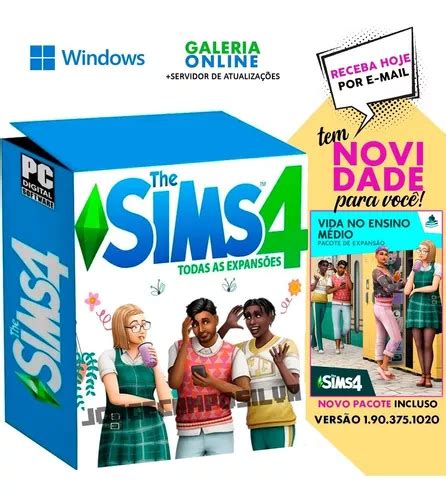 The Sims 4 Todas As Expansões Atualizado Pc Digital Escorrega O