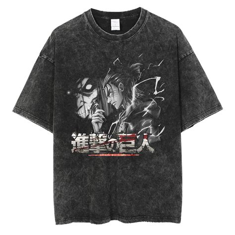 Attack On Titan Eren Yeager Titan Transformation Vintage T Shirt