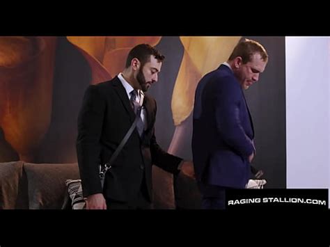 Harnessed Intern Rails HR Hunk Isaac X Drew Valentino RagingStallion XVIDEOS