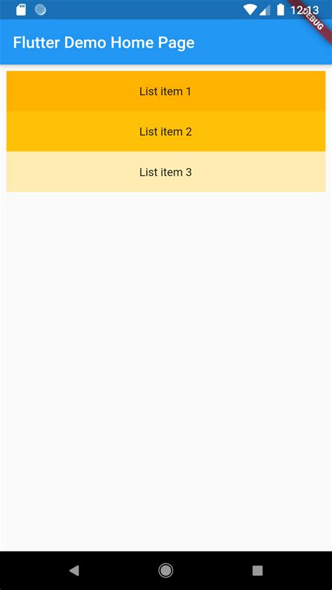 Listview Widget Implementation In Flutter Mobikul