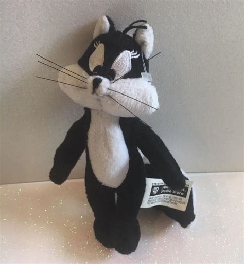 Vtg Warner Brothers Looney Tunes Pepe Le Pew Penelope Pussycat Plush Bean Bag 1889730801