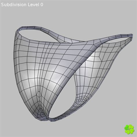 3D Model Bikini Low Poly Woman VR AR Low Poly CGTrader